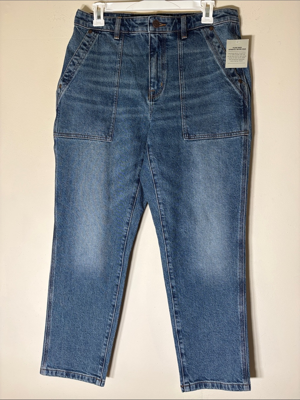 Duluth Trading Co Heritage Mid-Rise Stovepipe Jeans. 10 Short. NWT. $90!